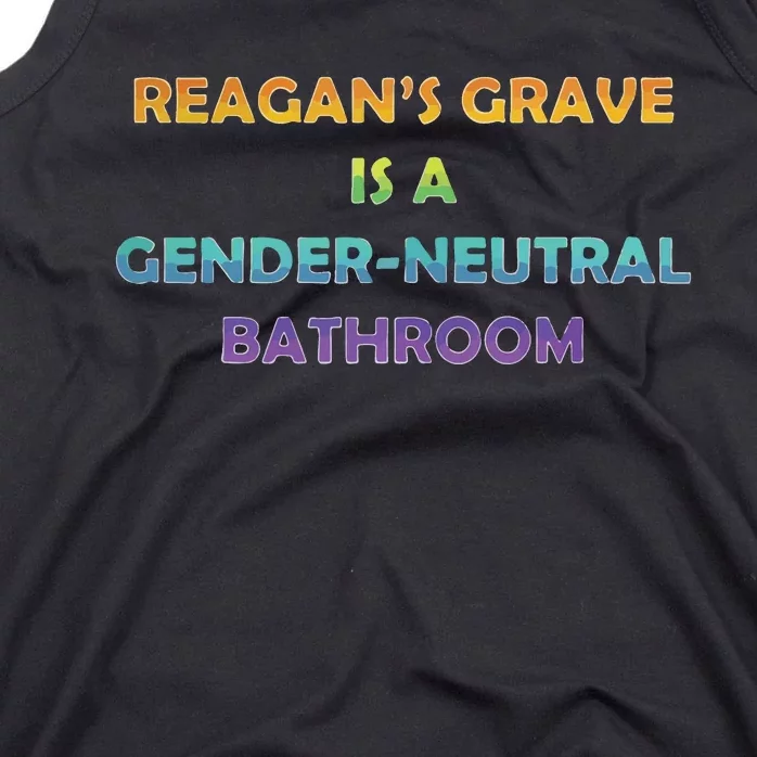 Reagan’s Grave Is A Gender Neutral Bathroom Tank Top