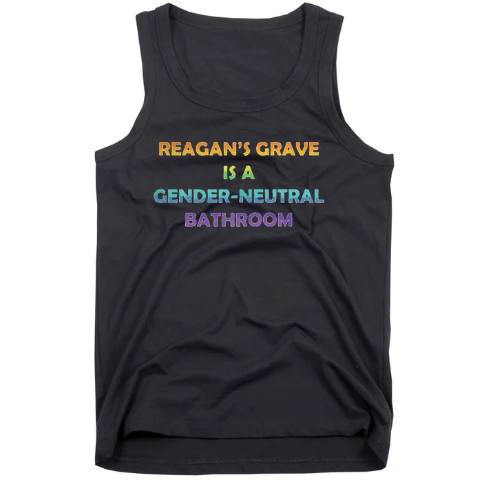 Reagan’s Grave Is A Gender Neutral Bathroom Tank Top