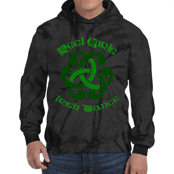 Reel Girls Irish Dance For Irish Dancers Tie Dye Hoodie