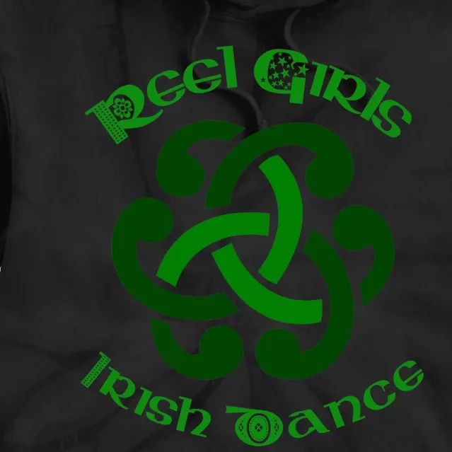 Reel Girls Irish Dance For Irish Dancers Tie Dye Hoodie