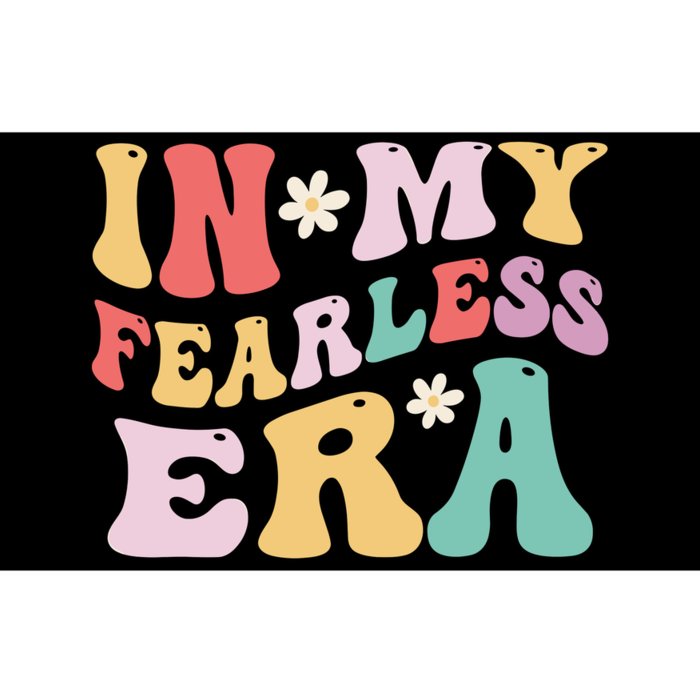 Retro Groovy In My Fearless Era Vintage Bumper Sticker