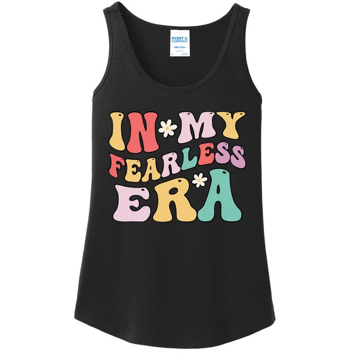 Retro Groovy In My Fearless Era Vintage Ladies Essential Tank