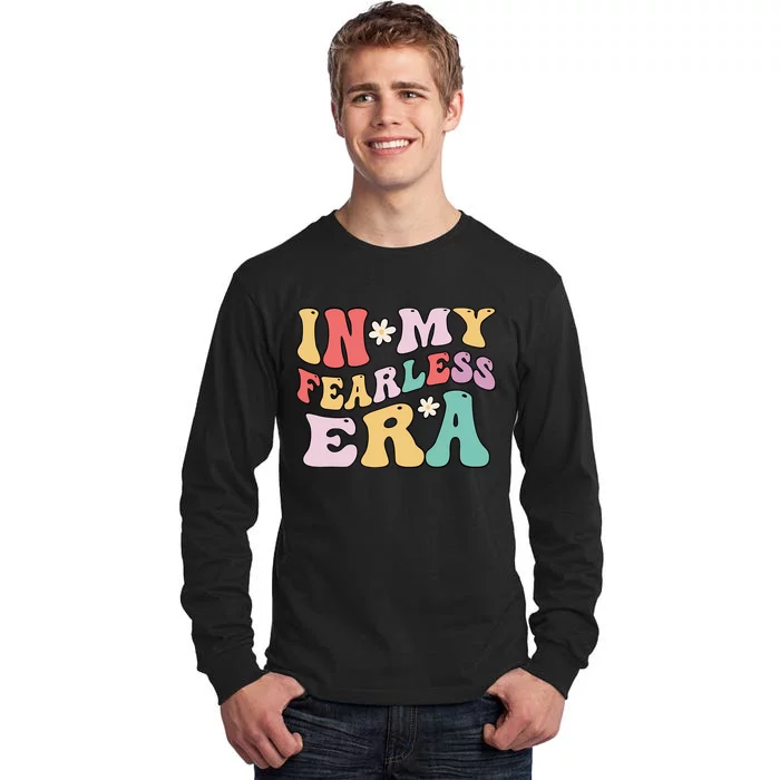 Retro Groovy In My Fearless Era Vintage Tall Long Sleeve T-Shirt