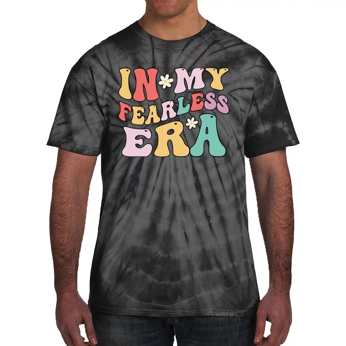 Retro Groovy In My Fearless Era Vintage Tie-Dye T-Shirt