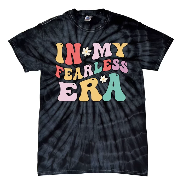 Retro Groovy In My Fearless Era Vintage Tie-Dye T-Shirt