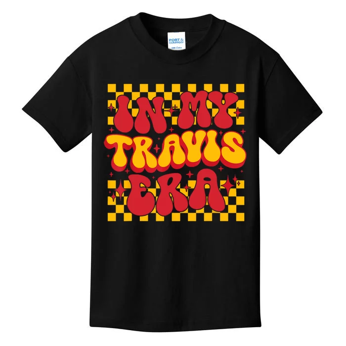 Retro Groovy In My Travis Era Kids T-Shirt