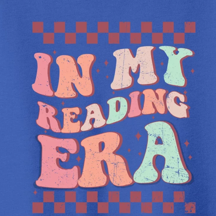 Retro Groovy In My Reading Era Book Lovers Book Reader Gift Toddler T-Shirt