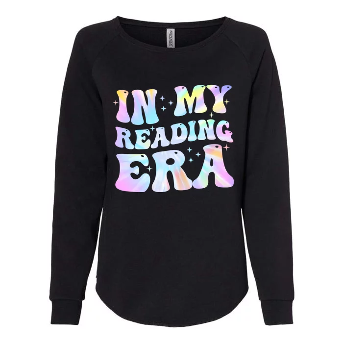 Retro Groovy In My Reading Era Book Lovers Book Reader Gift Womens California Wash Sweatshirt