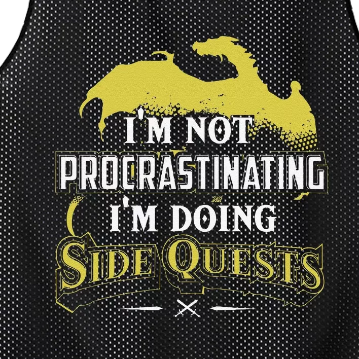 Rpg Gamer IM Doing Side Quests Casua Mesh Reversible Basketball Jersey Tank