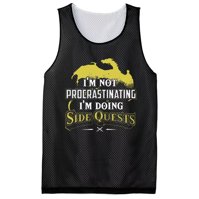 Rpg Gamer IM Doing Side Quests Casua Mesh Reversible Basketball Jersey Tank