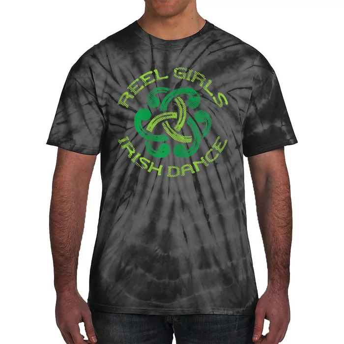 Reel Girl Irish Dance St Patricks Day Ceili Dancer Girl Tie-Dye T-Shirt