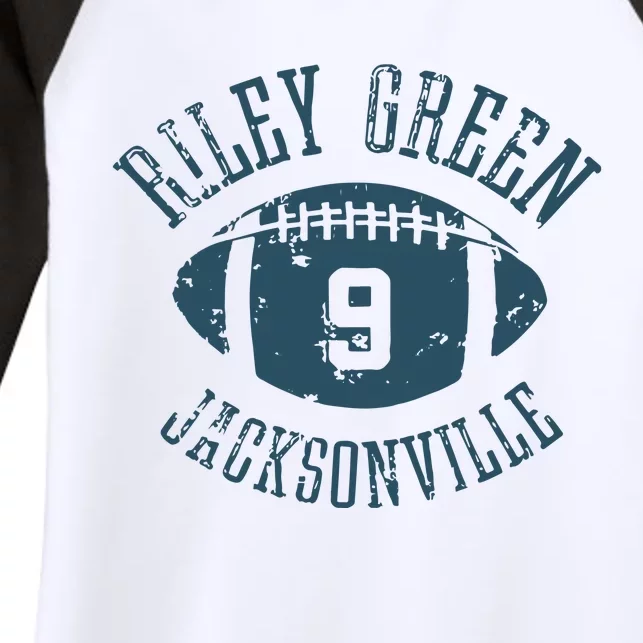 Riley Green Jacksonville Women's Tri-Blend 3/4-Sleeve Raglan Shirt