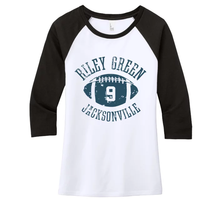 Riley Green Jacksonville Women's Tri-Blend 3/4-Sleeve Raglan Shirt