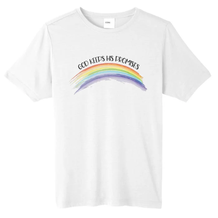 Rainbow God Keeps His Promises, Christian Religious Faith ChromaSoft Performance T-Shirt