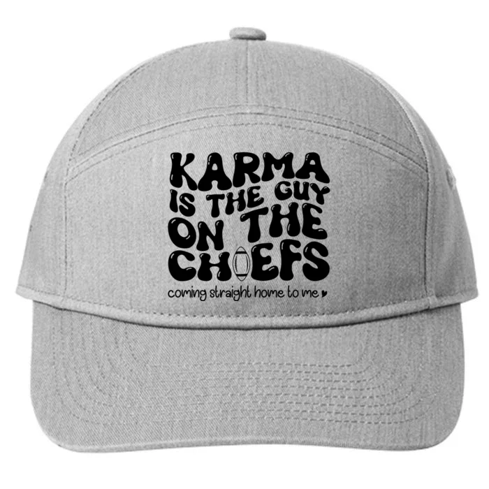 Retro Groovy Karma Is The Guy On The Chief 7-Panel Snapback Hat