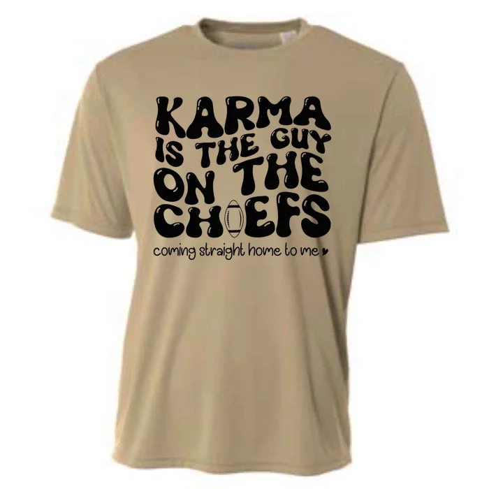 Retro Groovy Karma Is the Guy on the Chief Cooling Performance Crew T-Shirt