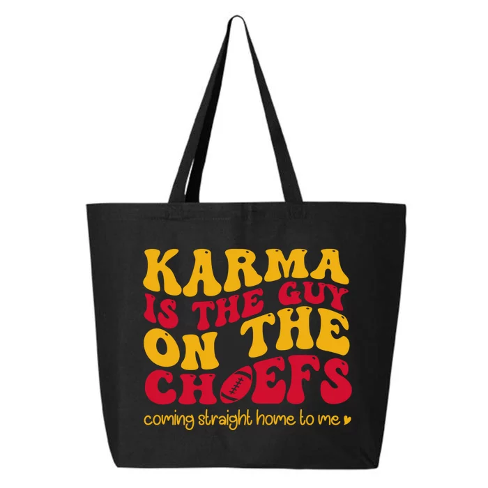 Retro Groovy Karma Is The Guy On The Chief 25L Jumbo Tote