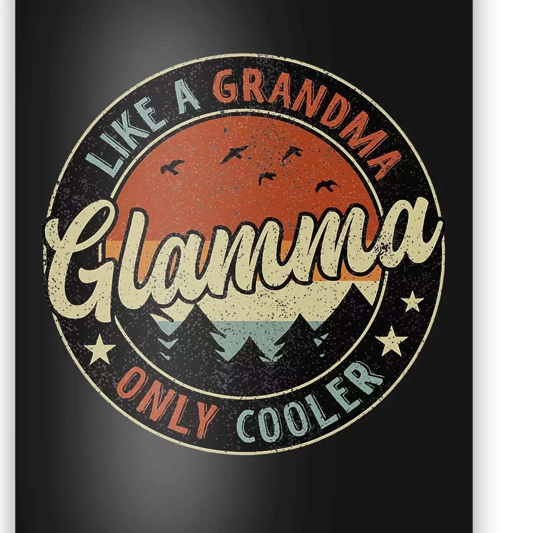 Retro Glamma Like A Grandma Only Cooler Mother's Day Poster