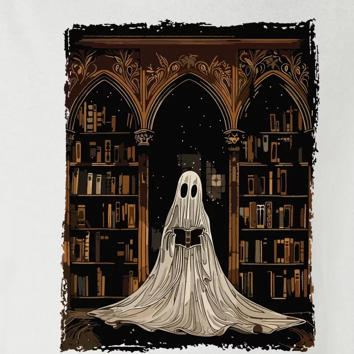 Reading Ghost Library Halloween Librarian Book Lovers Women Toddler Long Sleeve Shirt