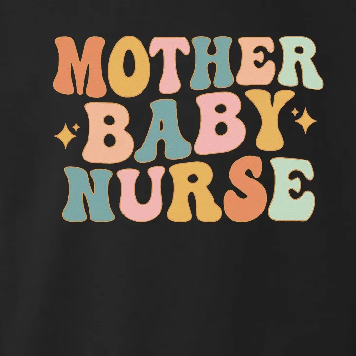 Retro groovy Mother Baby Nurse mom Toddler Hoodie