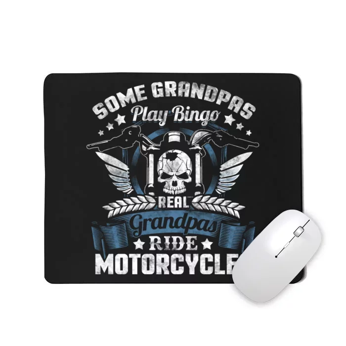 Real Grandpa Motorcycle Biker Gift Mousepad