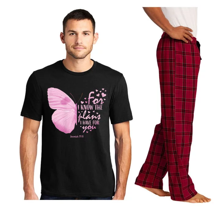 Religious Gifts Mom Women Christian Bible Verse Butterfly Pajama Set