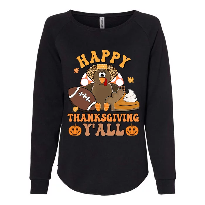 Retro Groovy Meet Me At The Pumpkin Patch Fall Thanksgiving Gift Womens California Wash Sweatshirt