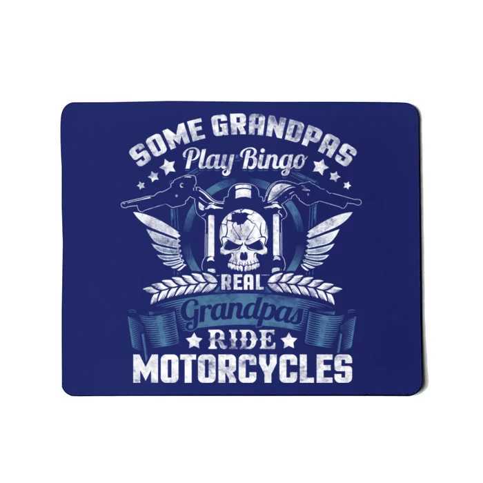 Real Grandpa Motorcycle Biker Gift Mousepad