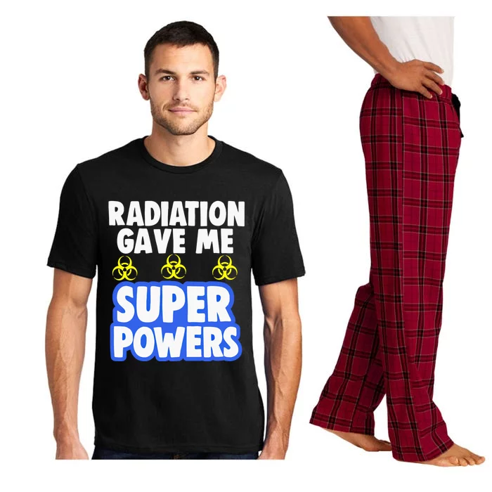 Radiation Gave Me Superpowers Funny Chemo Cancer Survivor Cool Gift Pajama Set