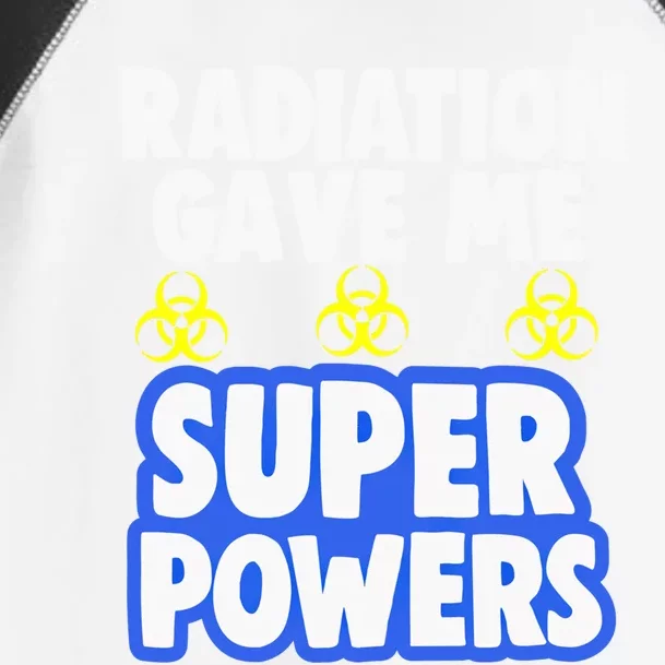 Radiation Gave Me Superpowers Funny Chemo Cancer Survivor Cool Gift Toddler Fine Jersey T-Shirt