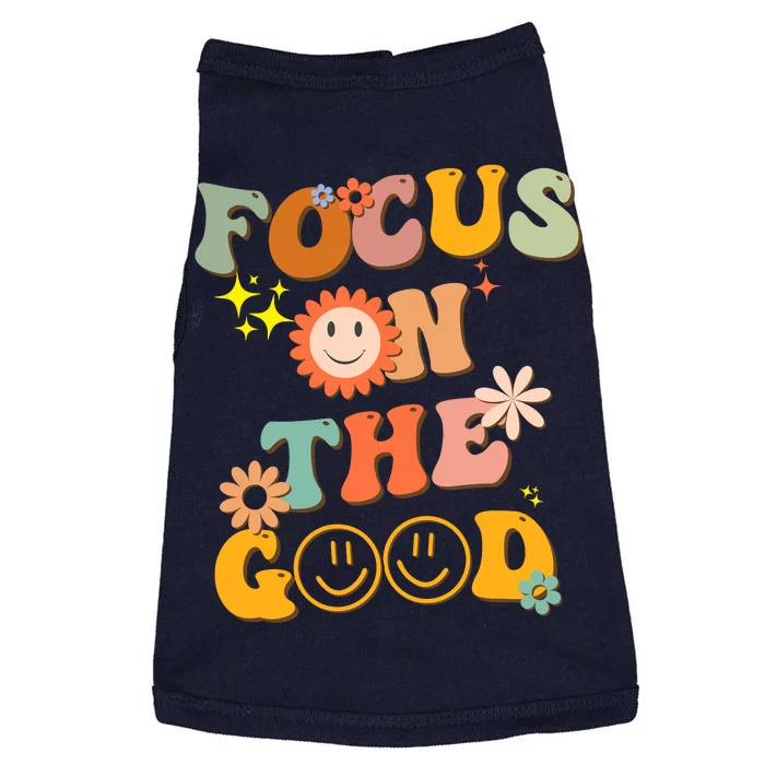 Retro Groovy Motivational Quote Doggie Tank