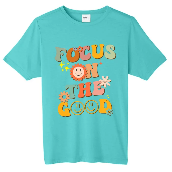 Retro Groovy Motivational Quote ChromaSoft Performance T-Shirt