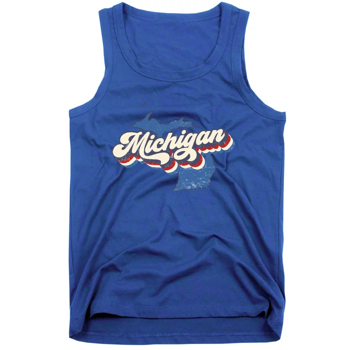 Retro Groovy Michigan Tank Top