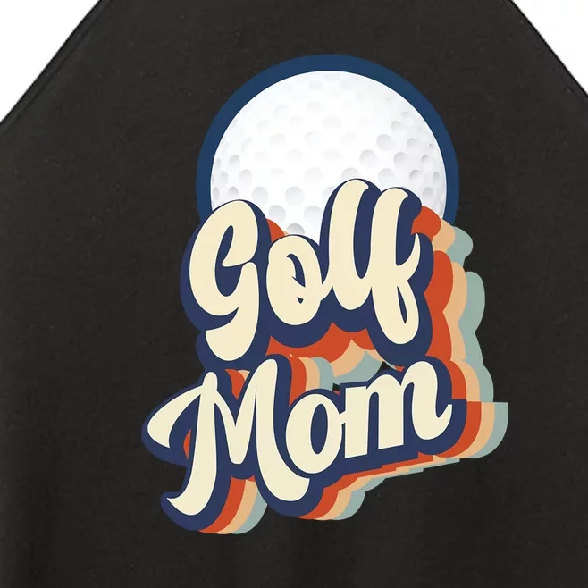 Retro Golf Mom Funny Golf Mom Gift For Mother's Day Women’s Perfect Tri Rocker Tank