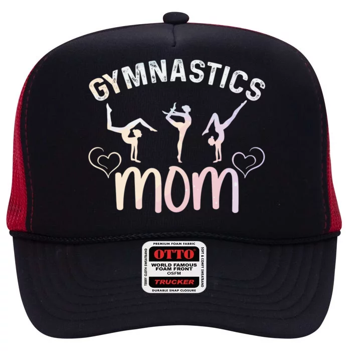 Rhythmic Gymnastics Mother Gymnastics Mom Gymnast Mom Gift High Crown Mesh Trucker Hat