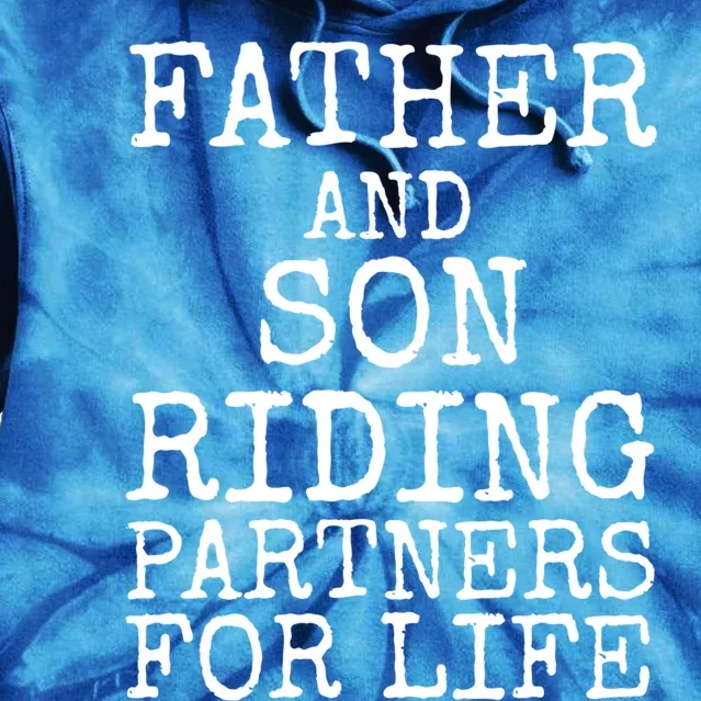 Rider Gift Matching Father And Son Riding Partners For Life Meaningful Gift Tie Dye Hoodie