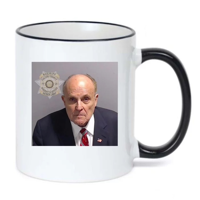 Rudy Giuliani Mugshot Black Color Changing Mug