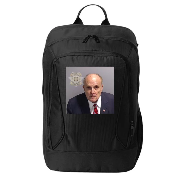 Rudy Giuliani Mugshot City Backpack