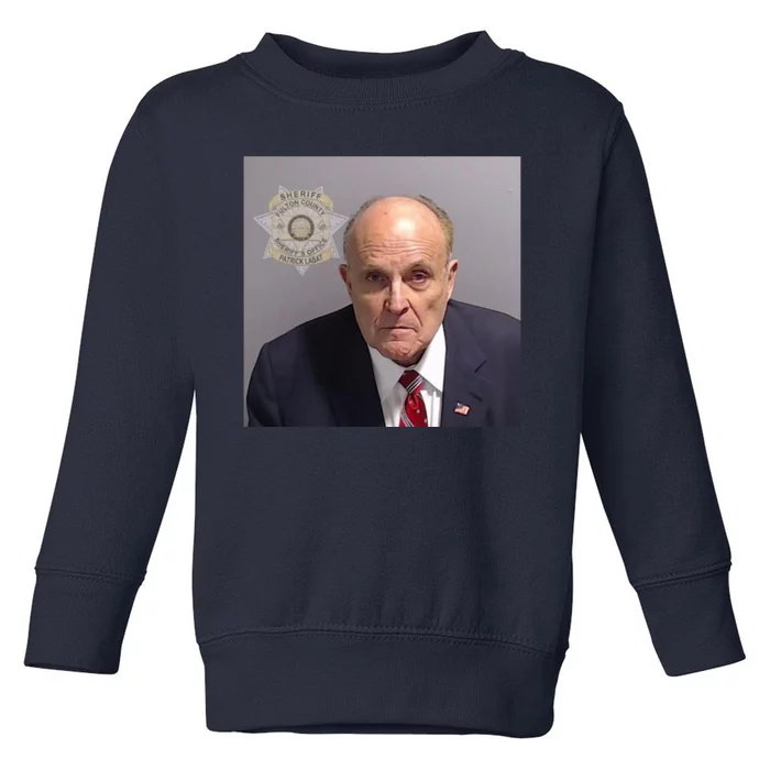 Rudy Giuliani Mugshot Toddler Sweatshirt