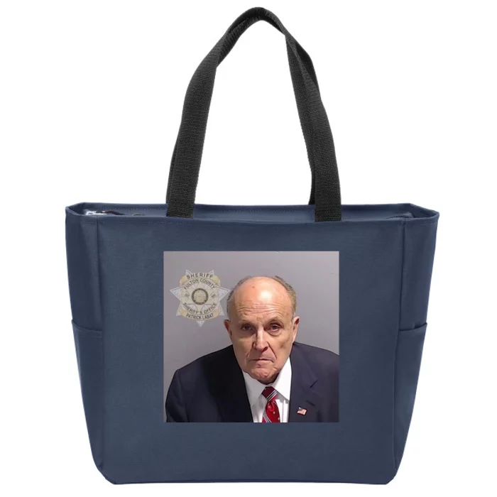 Rudy Giuliani Mugshot Zip Tote Bag