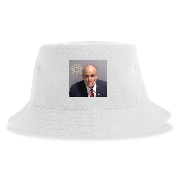 Rudy Giuliani Mugshot Sustainable Bucket Hat