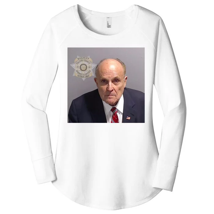 Rudy Giuliani Mugshot Women's Perfect Tri Tunic Long Sleeve Shirt