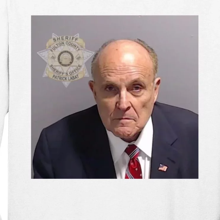 Rudy Giuliani Mugshot Tall Long Sleeve T-Shirt