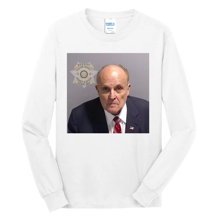 Rudy Giuliani Mugshot Tall Long Sleeve T-Shirt