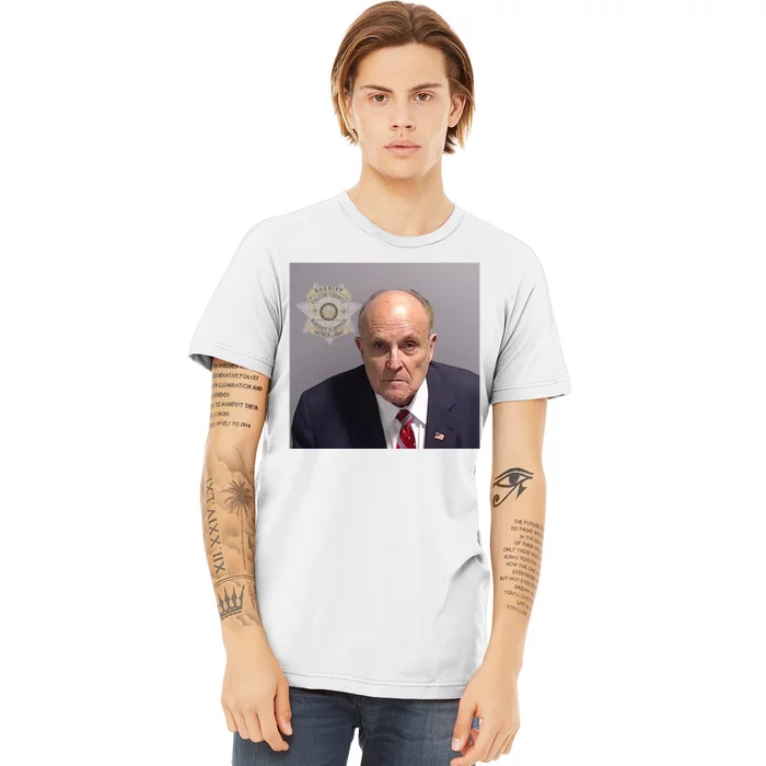 Rudy Giuliani Mugshot Premium T-Shirt