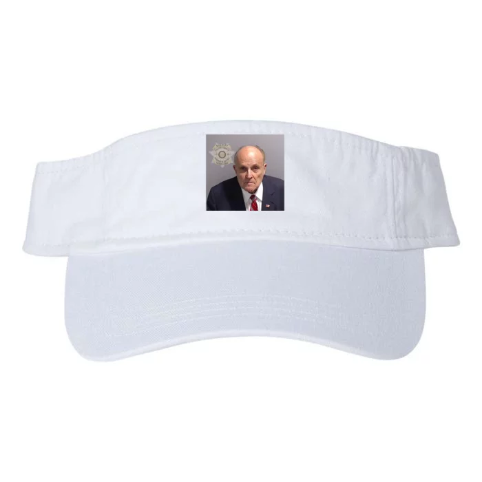 Rudy Giuliani Mugshot Valucap Bio-Washed Visor