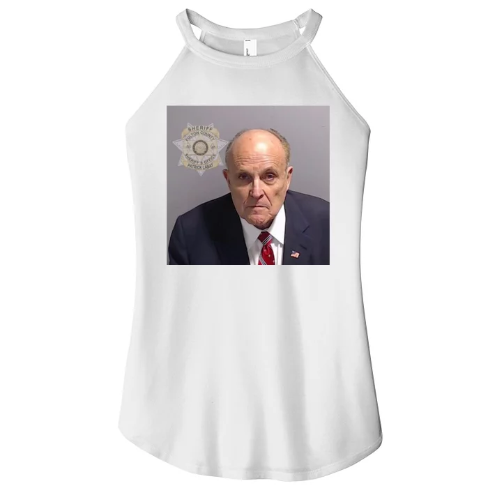 Rudy Giuliani Mugshot Women’s Perfect Tri Rocker Tank