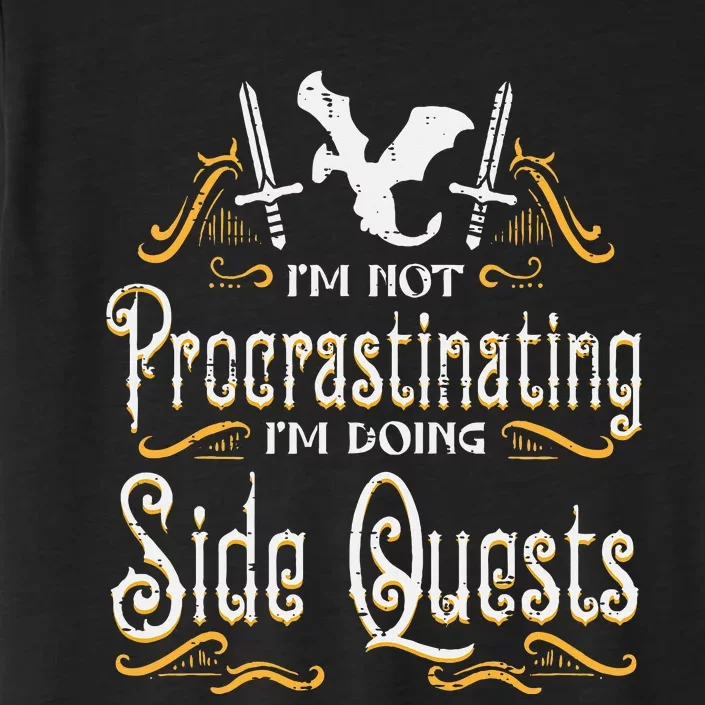 Rpg Gamer Not Procrastinating Side Quest ChromaSoft Performance T-Shirt