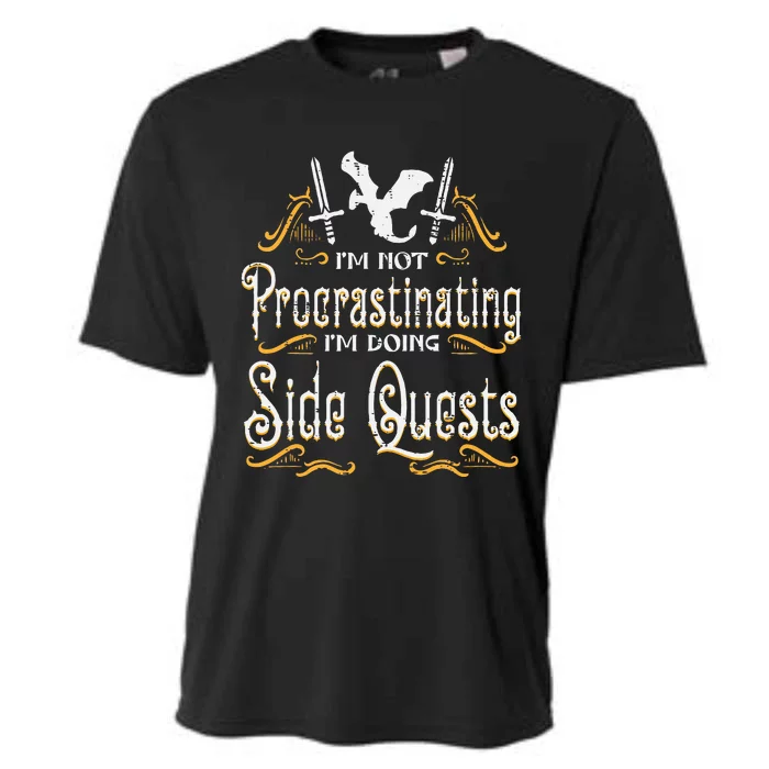 Rpg Gamer Not Procrastinating Side Quest Cooling Performance Crew T-Shirt