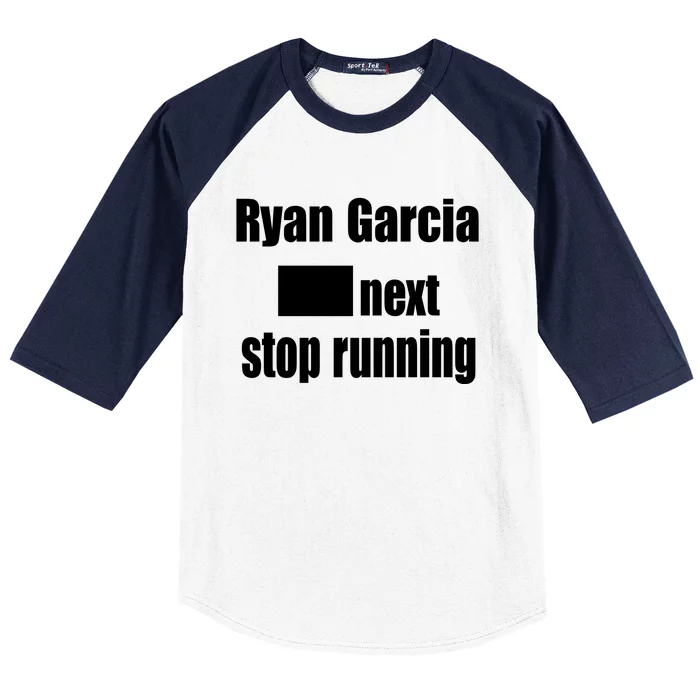 Ryan Garcia Next Stop Running Baseball Sleeve Shirt